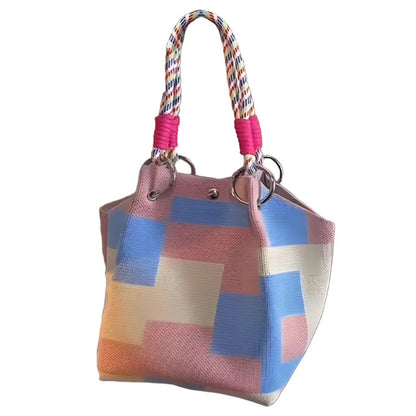 CAPRI - Borsa Intrecciata Multicolore