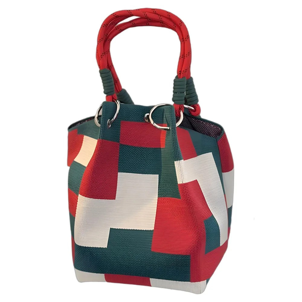 CAPRI - Borsa Intrecciata Multicolore